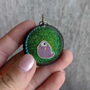 🌈BOGO🌈 Resin Keychain - Purple Monster
